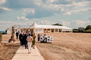 matting walkway. clearspan marquee