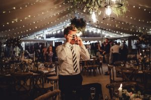 festoon lighting marquee